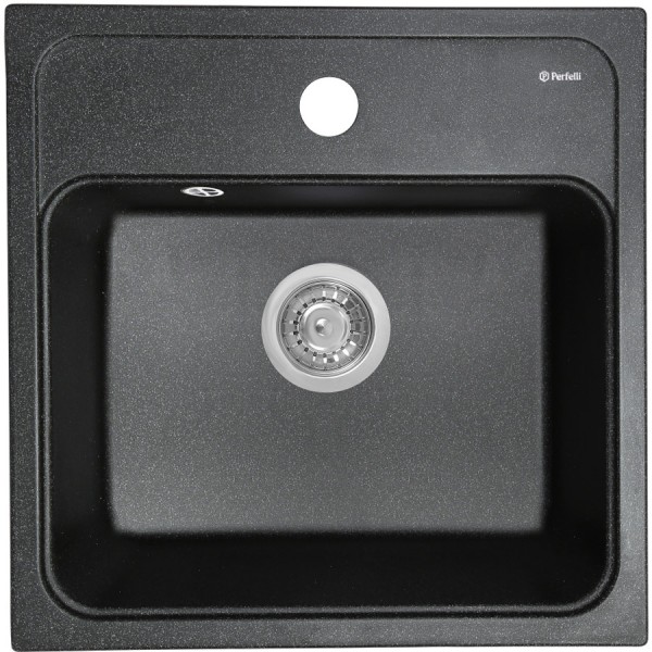 Кухонная мойка Perfelli GRASSO SGG 1041-40 BLACK METALLIC Кухонная мойка Perfelli GRASSO SGG 1041-40 BLACK METALLIC