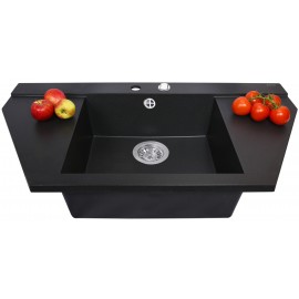 Кухонная мойка Perfelli MAJESTIC TGM 125-96 BLACK