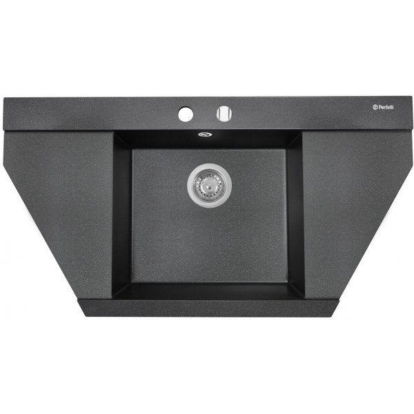Кухонная мойка Perfelli MAJESTIC TGM 1251-96 BLACK METALLIC