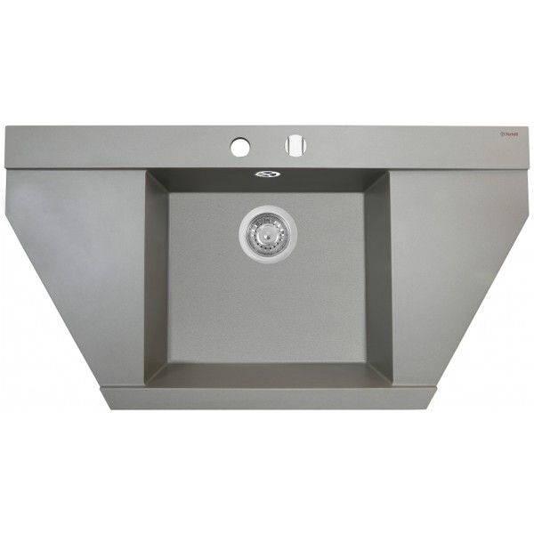 Кухонная мойка Perfelli MAJESTIC TGM 1251-96 GREY METALLIC Кухонная мойка Perfelli MAJESTIC TGM 1251-96 GREY METALLIC