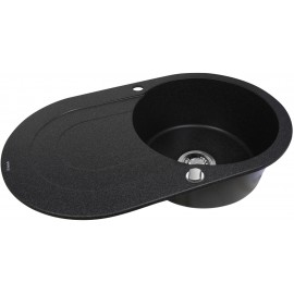 Кухонная мойка Perfelli ORVIETTO OGO 1114-78 BLACK METALLIC
