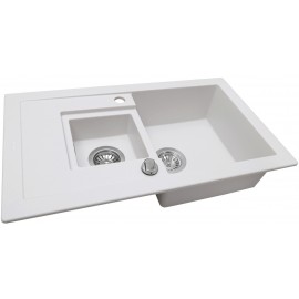 Кухонная мойка Perfelli PIERRA PGP 536-78 WHITE