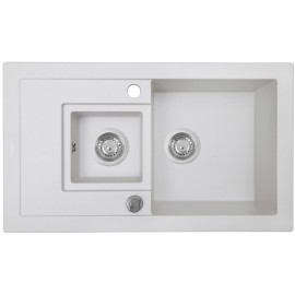 Кухонная мойка Perfelli PIERRA PGP 536-78 WHITE