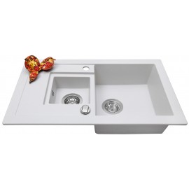 Кухонная мойка Perfelli PIERRA PGP 536-78 WHITE
