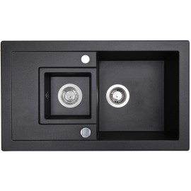 Кухонная мойка Perfelli PIERRA PGP 536-78 BLACK