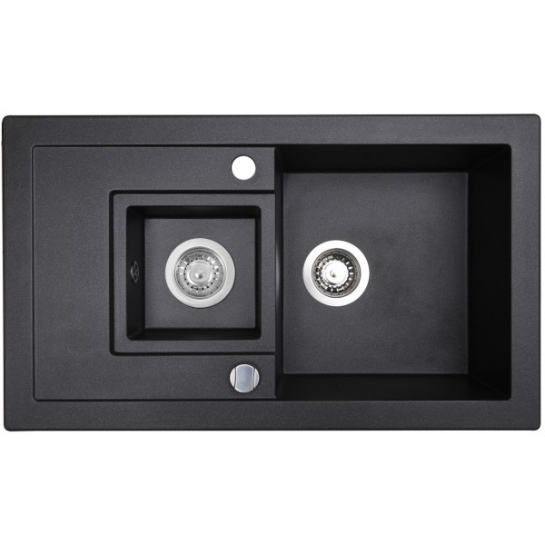 Кухонная мойка Perfelli PIERRA PGP 536-78 BLACK