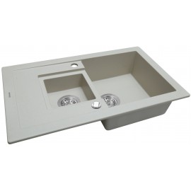 Кухонная мойка Perfelli PIERRA PGP 5361-78 GREY METALLIC