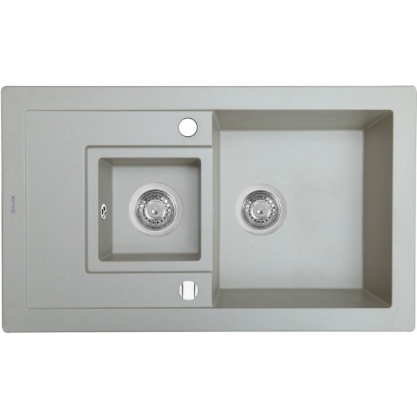 Кухонная мойка Perfelli PIERRA PGP 5361-78 GREY METALLIC