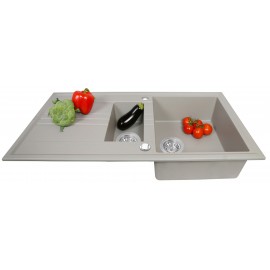 Кухонная мойка Perfelli SANTINO PGS 5161-96 GREY METALLIC