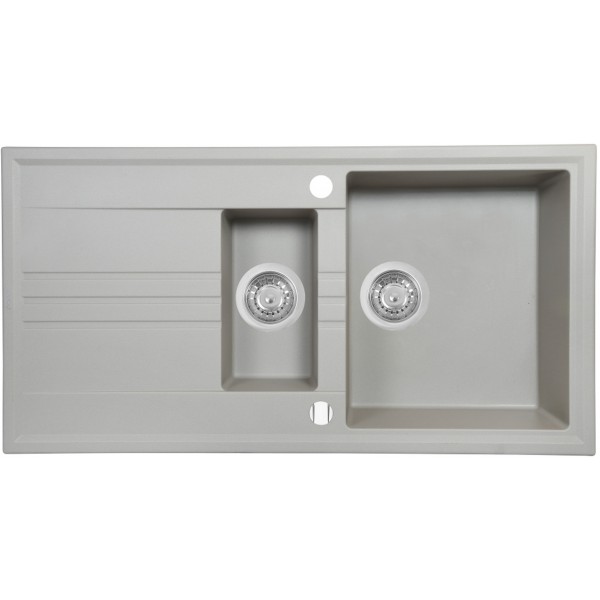 Кухонная мойка Perfelli SANTINO PGS 5161-96 GREY METALLIC
