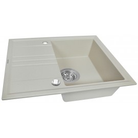 Кухонная мойка Perfelli SILVE PGS 134-64 LIGHT BEIGE
