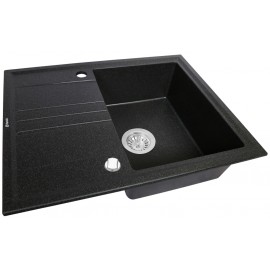 Кухонная мойка Perfelli SILVE PGS 1341-64 BLACK METALLIC