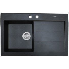 Кухонная мойка Perfelli SOLO PGS 1181-80 BLACK METALLIC