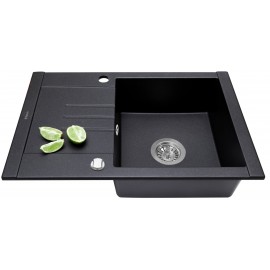 Кухонная мойка Perfelli TINO PGT 134-66 BLACK
