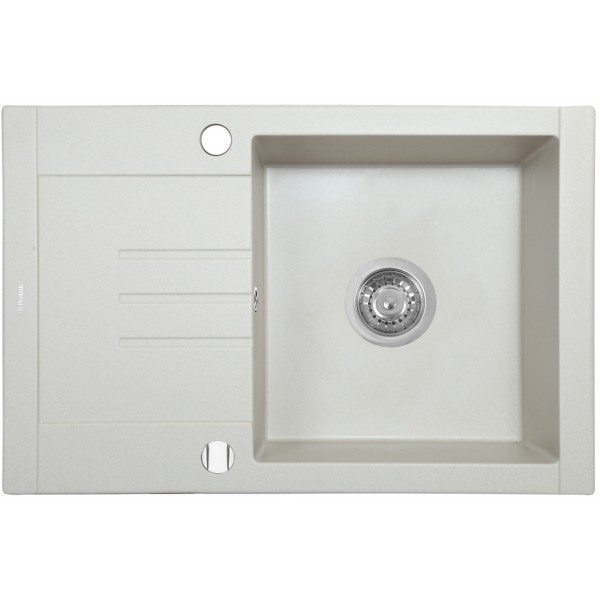 Кухонная мойка Perfelli TINO PGT 134-66 LIGHT BEIGE Кухонная мойка Perfelli TINO PGT 134-66 LIGHT BEIGE
