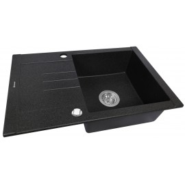 Кухонная мойка Perfelli TINO PGT 1341-66 BLACK METALLIC