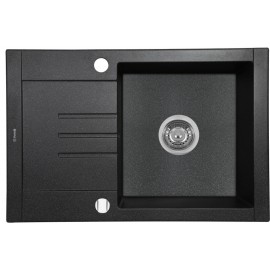 Кухонная мойка Perfelli TINO PGT 1341-66 BLACK METALLIC