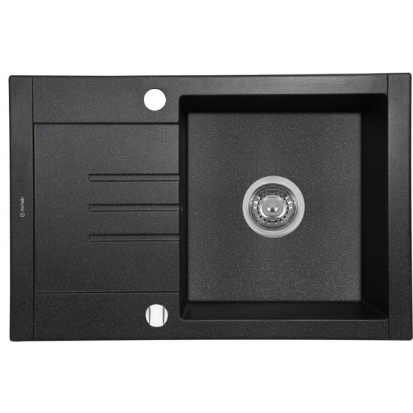 Кухонная мойка Perfelli TINO PGT 1341-66 BLACK METALLIC