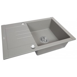 Кухонная мойка Perfelli TINO PGT 1341-66 GREY METALLIC