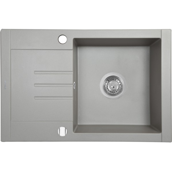 Кухонная мойка Perfelli TINO PGT 1341-66 GREY METALLIC