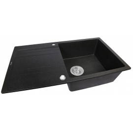 Кухонная мойка Perfelli VILLA PGV 1141-86 BLACK METALLIC