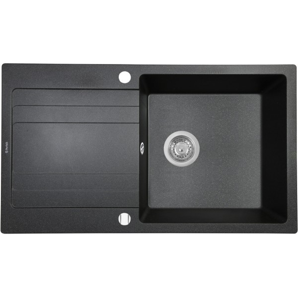 Кухонная мойка Perfelli VILLA PGV 1141-86 BLACK METALLIC