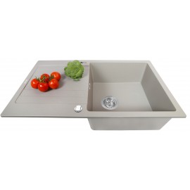 Кухонная мойка Perfelli VILLA PGV 1141-86 GREY METALLIC