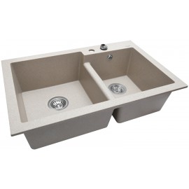 Кухонная мойка Perfelli BIANCO PGB 208-79 SAND