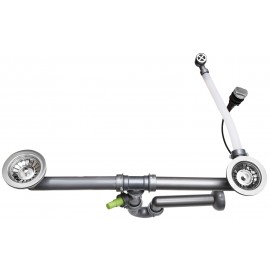 Кухонная мойка Perfelli BIANCO PGB 2081-79 BLACK METALLIC