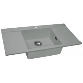 Кухонная мойка Perfelli ETERNO PGE 1251-96 GREY METALLIC