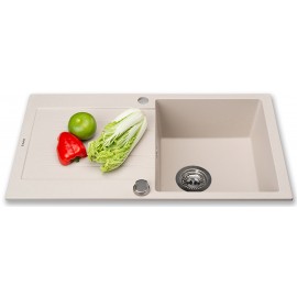 Кухонная мойка Perfelli FIORA PGF 114-78 LIGHT BEIGE