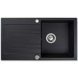 Кухонная мойка Perfelli FIORA PGF 1141-78 BLACK METALLIC