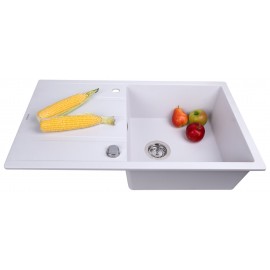 Кухонная мойка Perfelli RIVIERA PGR 114-86 WHITE