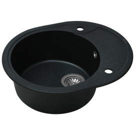 Кухонная мойка Perfelli PRIMO OGP 1351-58 BLACK METALLIC