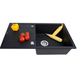 Кухонная мойка Perfelli RIVIERA PGR 114-86 BLACK