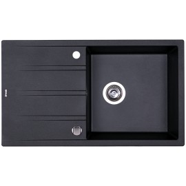 Кухонная мойка Perfelli RIVIERA PGR 1141-86 BLACK METALLIC
