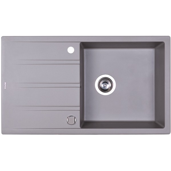 Кухонная мойка Perfelli RIVIERA PGR 1141-86 GREY METALLIC Кухонная мойка Perfelli RIVIERA PGR 1141-86 GREY METALLIC