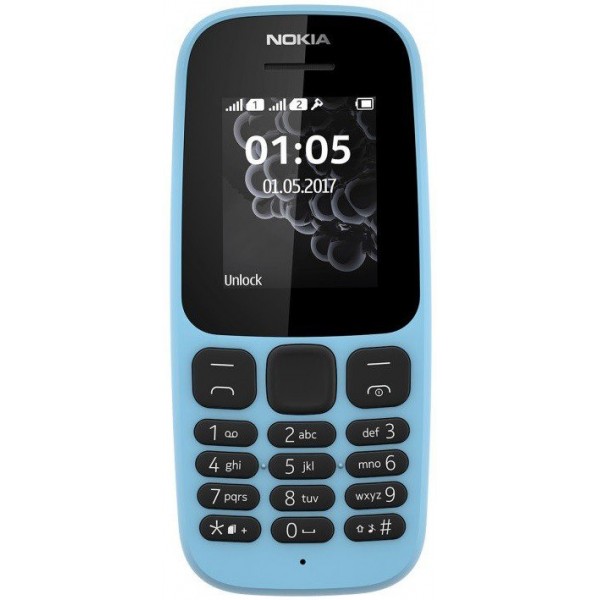 Мобильный телефон Nokia 105 New Blue
