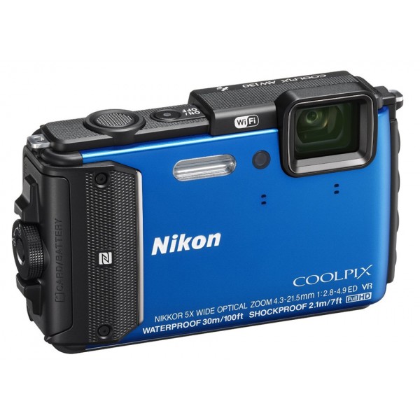 Фотоаппарат Nikon Coolpix AW130 Blue