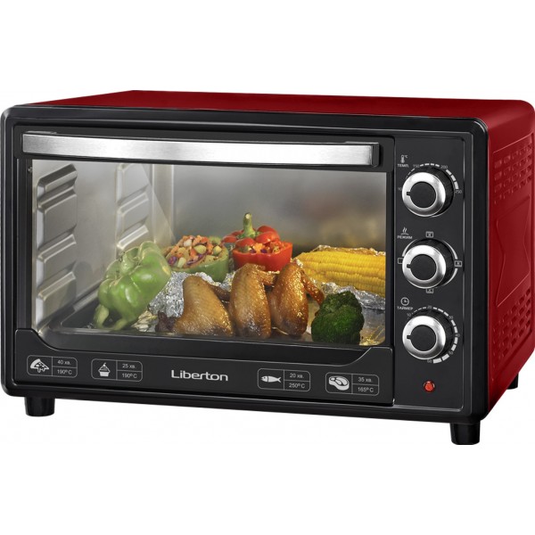 Электрическая печь LIBERTON LEO-480 Red