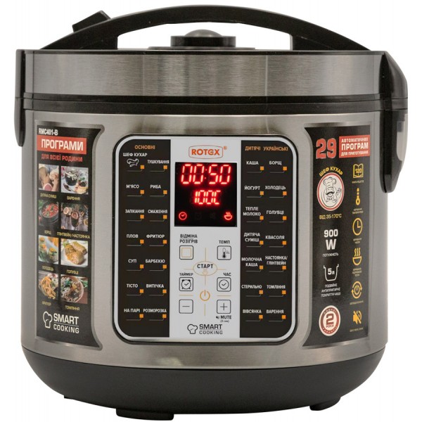 Мультиварка Rotex RMC401-B Smart Cooking