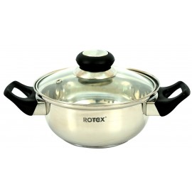 Кастрюля с крышкой ROTEX RC011-18 Bergamo