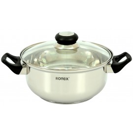 Кастрюля с крышкой ROTEX RC011-20 Bergamo
