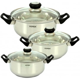 Набор кастрюль ROTEX RC011-6L Bergamo