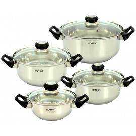 Набор кастрюль ROTEX RC011-8L Bergamo