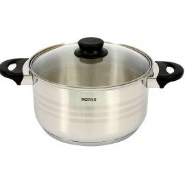 Кастрюля с крышкой ROTEX RC022-24 Milano