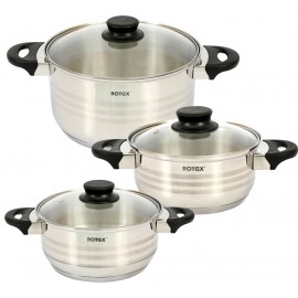 Набор кастрюль ROTEX RC022-6L Milano