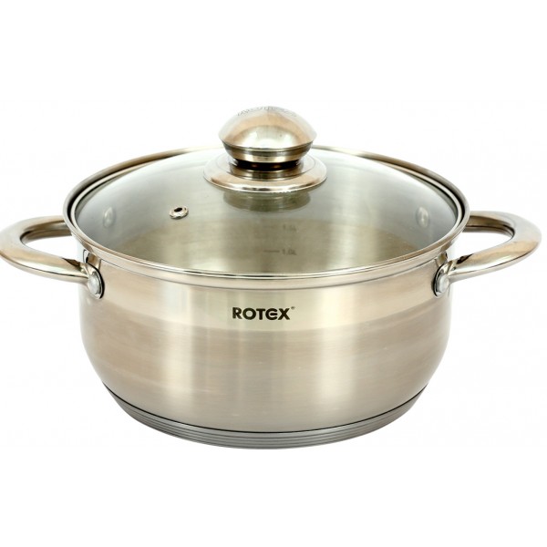 Кастрюля с крышкой ROTEX RC304-20 Venezia