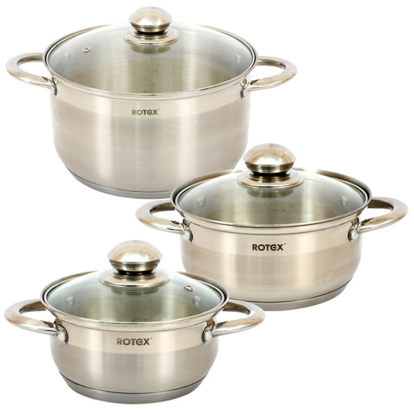 Набор кастрюль ROTEX RC304-6L Venezia