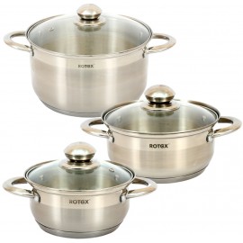 Набор кастрюль ROTEX RC304-6S Venezia